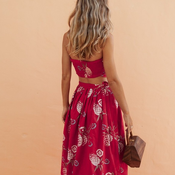 Posse Zina Set Red Pineapple *Bandeau top* - Picture 6 of 8